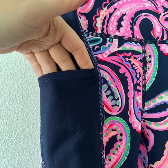 {Lilly Pulitzer} Brand New Weekender High Rise Midi Leggings - Picture 9 of 13